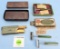 Lot of 7: Blish Mize Hone Stone; (3) KK Green Handle Safety Razor; KK Orange Boxed Safety Razor with