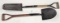 Lot of 2: KK D-Handle Shovel; KK Tile Spade