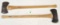 Lot of 2: KK #3 Double Bit Axe; KK Double Bit Axe