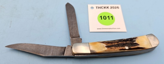 Bear MGC USA blades appear to be Damascus; 2 blades