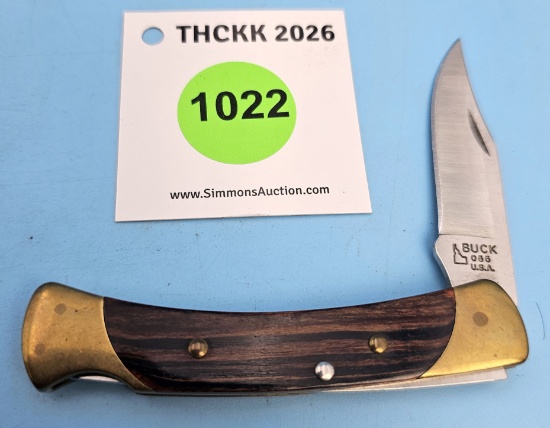 Buck lock back single blade; 055