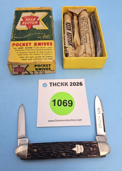 Lot of 4: Keen Kutter 2 blade 173 w/box