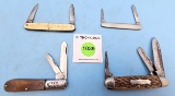 Lot of 4: 2 blade KK 0814; KK office knife 2 blade; KK 2 blade 2881; KK 3 blade K73905