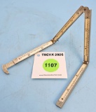 1 foot 4-fold Ivory rule No 40