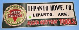 Keen Kutter hardware sign Lepanto Hdwe. Co Lepanto Ark