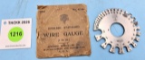 Keen Kutter wire gauge in original package