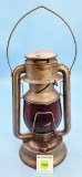 Simmons Hardware lantern red globe