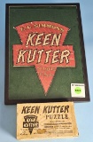 E.C. Simmons Keen Kutter puzzle and box