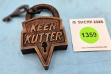 Keen Kutter logo lock (with logo key)