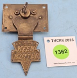 Brass Keen Kutter lock from a suitcase tool box (with key)