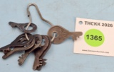 Lot of 6: Keen Kutter logo keys