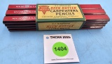 Set of 12 E.C. Simmons Keen Kutter carpenter pencils No K107 w/cardboard sleeve
