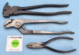 Lot of 3: KK Wire Cutter; KK Adjustable Pliers 9