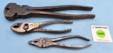 Lot of 3: KK Lineman Pliers 6