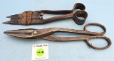 Lot of 2: KK Tin Snips; KK Sheep Shears