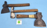 Lot of 3: KK Short Handle Hatchet; KK 4