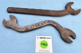 Lot of 2: Frisco Railroad Open End Wrench 12