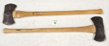 Lot of 2: KK #3 Double Bit Axe; KK Double Bit Axe