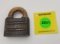 Winchester padlock, no keys