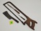 Lot of 4, Winchester butcher saw, Winchester knives and Winchester meat cleaver