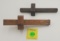 Lot of 2, wood gauges one Winchester