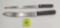Lot of 2 Butchers knife, and Winchester Hams knife