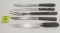 Lot of 5  Winchester Butcher knifes, and Winchester Meat Fork