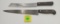 Lot of 2 Winchester Cheese knife, Winchester cook's knife