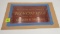 Early Winchester Red Glass sign 1936 