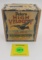 Peters 2 piece 12 gauge shell box, high velocity,  blue bill duck box, empty