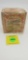 Winchester 2 piece 16 gauge shell box, leader oval, paper shot shells, full with misc. shells
