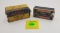 Lot of 2, Winchester .32 Smith & Wesson Staynless partial box, Western Super-X 218 Bee empty
