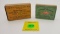 Lot of 2, Winchester Primers No 4 full, Western No 2 copper primers full
