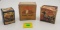 Lot of 3, Remington Nitro Club 12 ga 2 piece box, Peters High Velocity 410 ga, Defiance 20 ga, all e