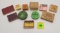 Large lot of empty and partial boxes/tins of wads, primers, cartridges