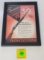 Winchester Model 12 framed advertisement
