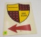 Winchester Double Sided Shield Gun Club Sign