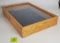 Unmarked display case 24 x 16 x 4