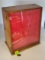 Tapered Winchester knife display case w/ extra lock and key 19 1/4 x 11 x 21 1/2