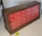 Tapered Winchester knife display case 31 1/2 x 9 1/2 x 14 1/4