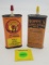 Lot of 2 hoppe's lubricating oil, both empty
