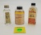 Lot of 3, 1 gun oil empty , 1 superior oil Full, and a GSC oil Full