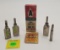Lot of 6, 1 Metal bullet oiler, 3 oil tins, w/ oil wipe and Anderol gun lubricant