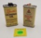 Lot of 2 Honking oil, one is full other is partial