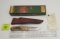 Fixed Knife: Keen Kutter, Hunting, Bone Handle w/ Sheath and Box