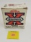 Western 12G one piece box, Super X magnum shells, full