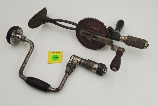 Lot of 2, Winchester breast drill, Winchester brace