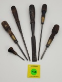 Lot of 6, Winchester chisels and screw drivers