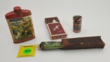 Lot of 4, Winchester battery, Winchester Rust Remover, Winchester playing cards, Winchester After Sh