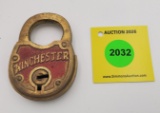 Winchester padlock, some red paint, no keys